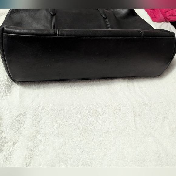 XL Coach colorful C, XL Dooney & Coach all black leather briefcase - Picture 9 of 13